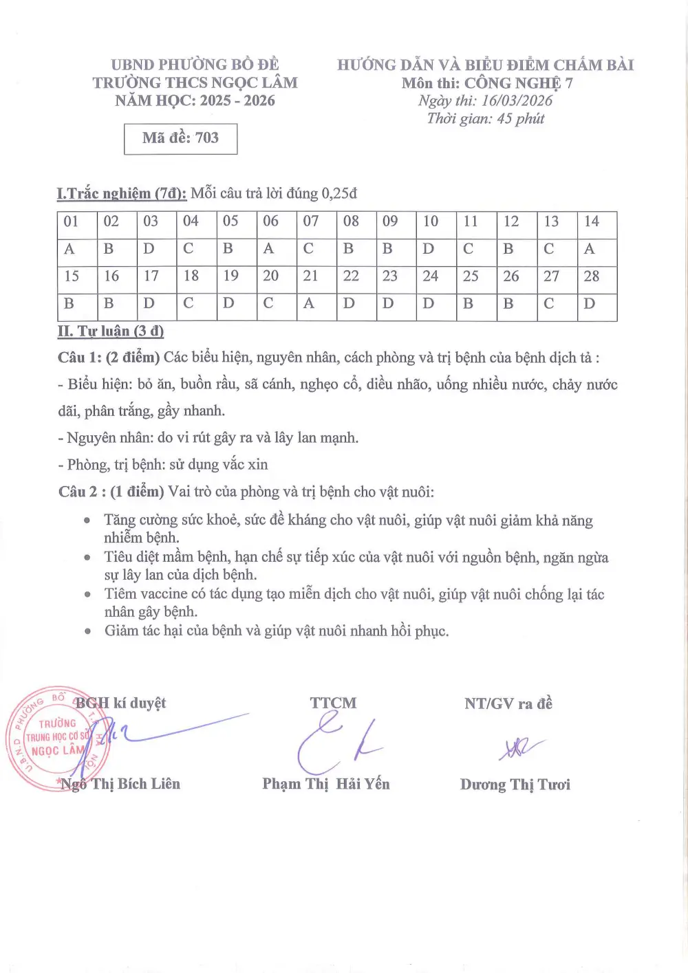 Đề thi Giữa kì 2 Công nghệ 7 năm 2025-2026 trường THCS Ngọc Lâm (Hà Nội) - trang 12