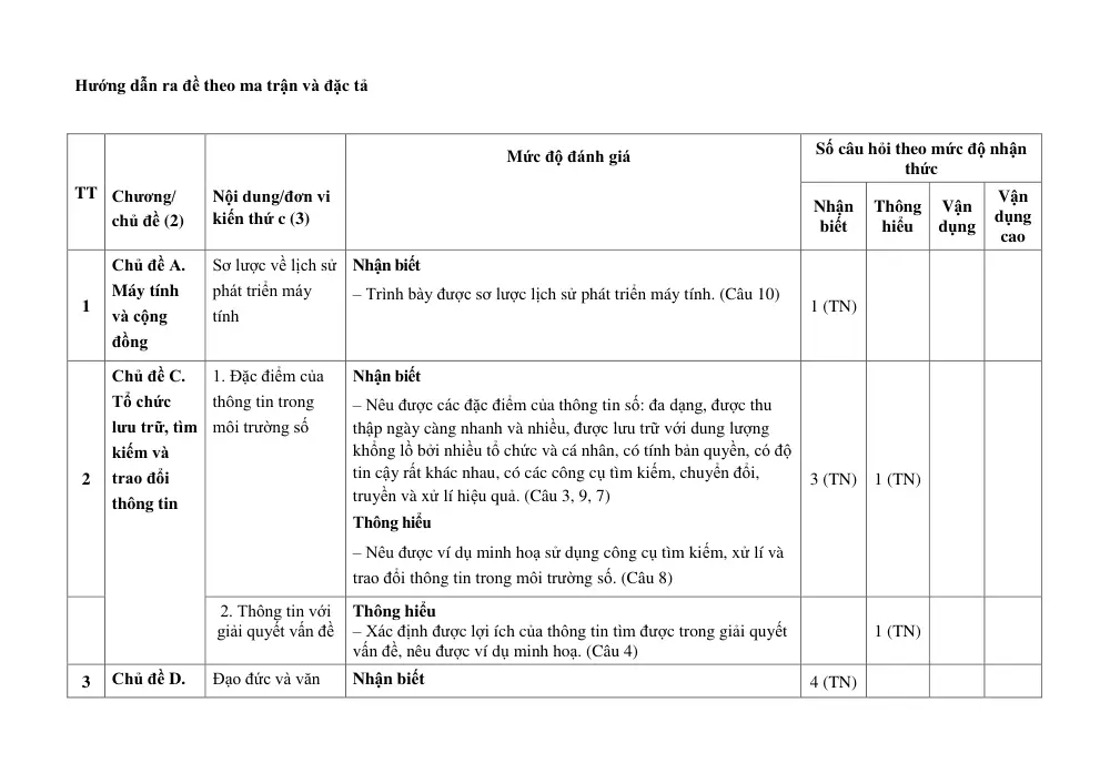 Đề thi Học kì 1 Tin học 8 năm 2025-2026 trường TH-THCS Tân Trung (TP Hồ Chí Minh) - trang 16
