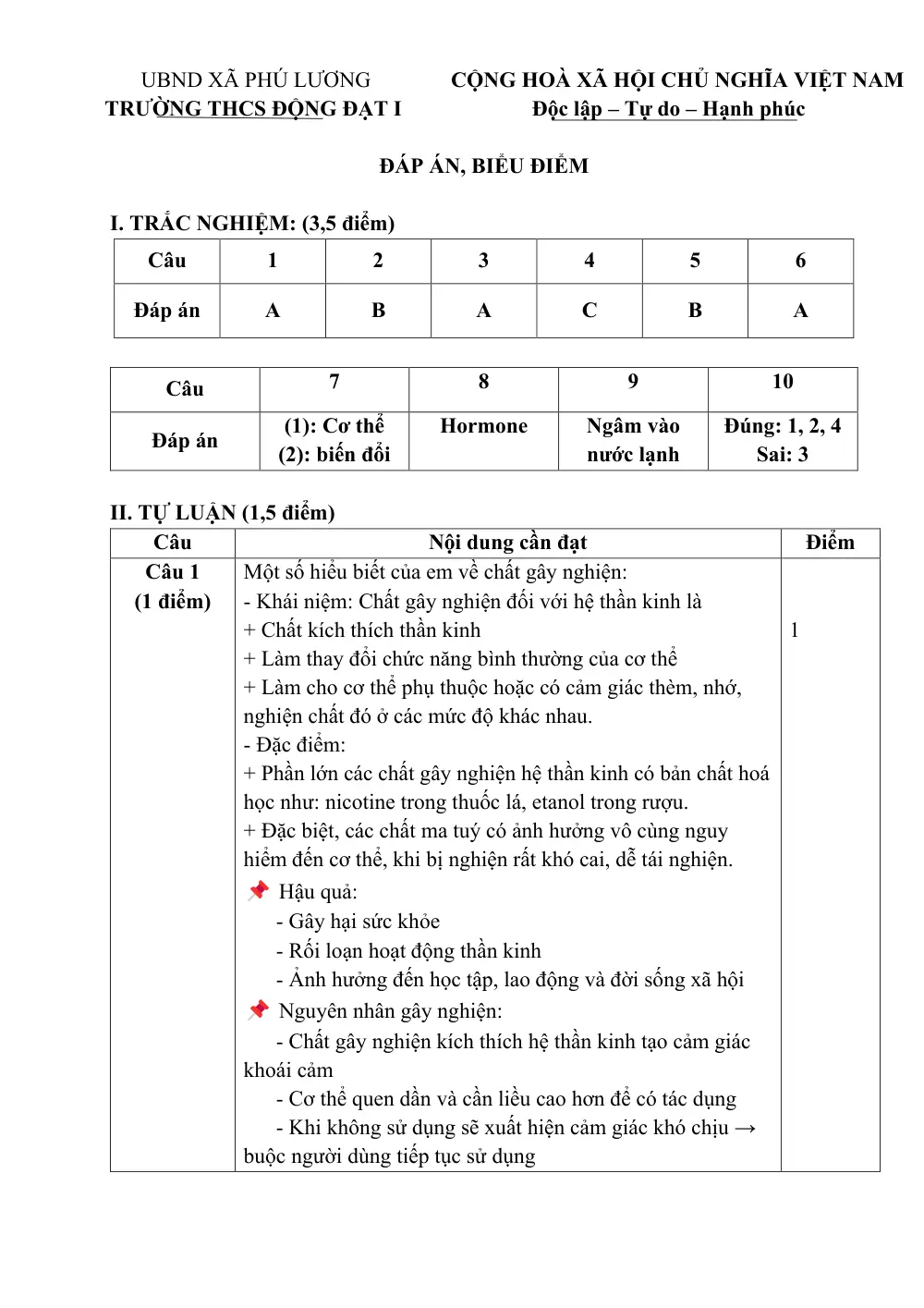 Đề thi Giữa kì 2 KHTN 8 (Sinh học) năm 2025-2026 trường THCS Động Đạt 1 (Thái Nguyên) - trang 4
