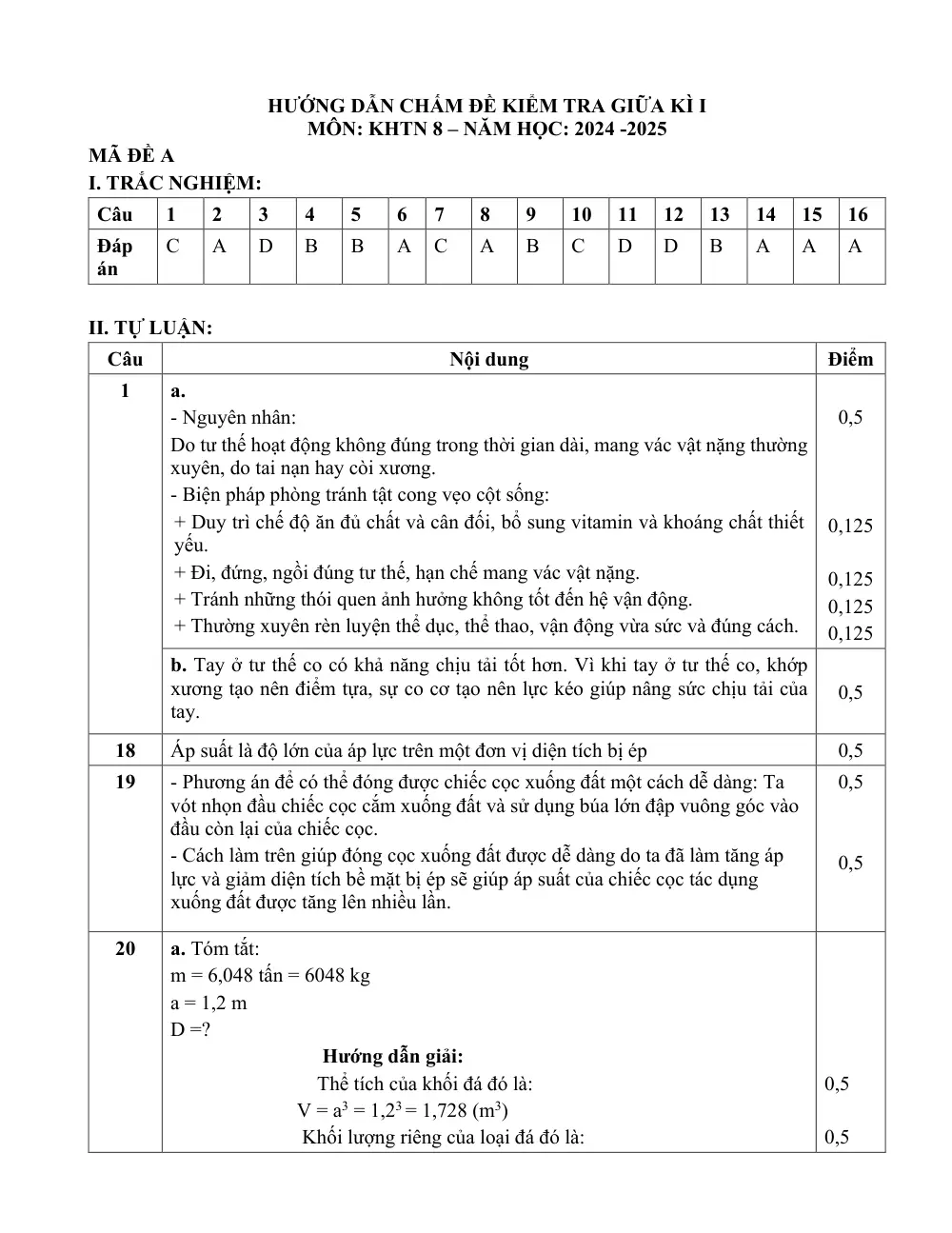 Đề thi Giữa kì 1 KHTN 8 năm 2024-2025 trường THCS Nguyễn Trãi (Quảng Nam) - trang 11