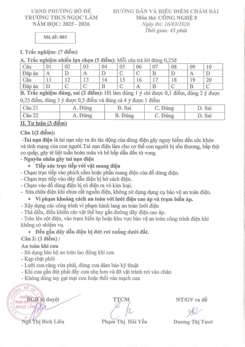 Đề thi Giữa kì 2 Công nghệ 8 năm 2025-2026 trường THCS Ngọc Lâm (Hà Nội) - trang 12