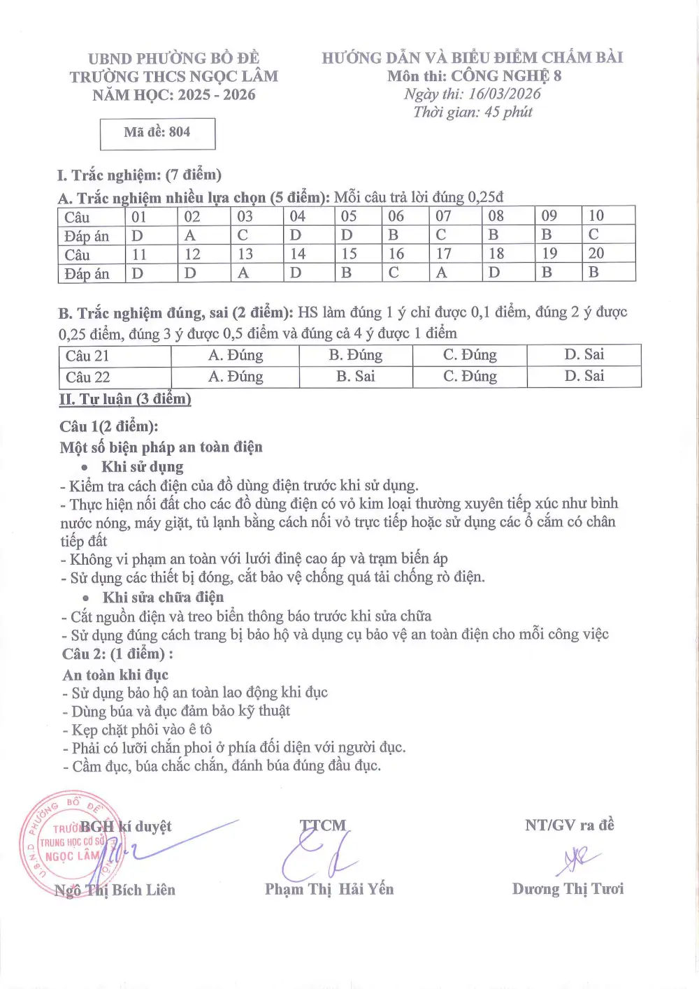 Đề thi Giữa kì 2 Công nghệ 8 năm 2025-2026 trường THCS Ngọc Lâm (Hà Nội) - trang 16