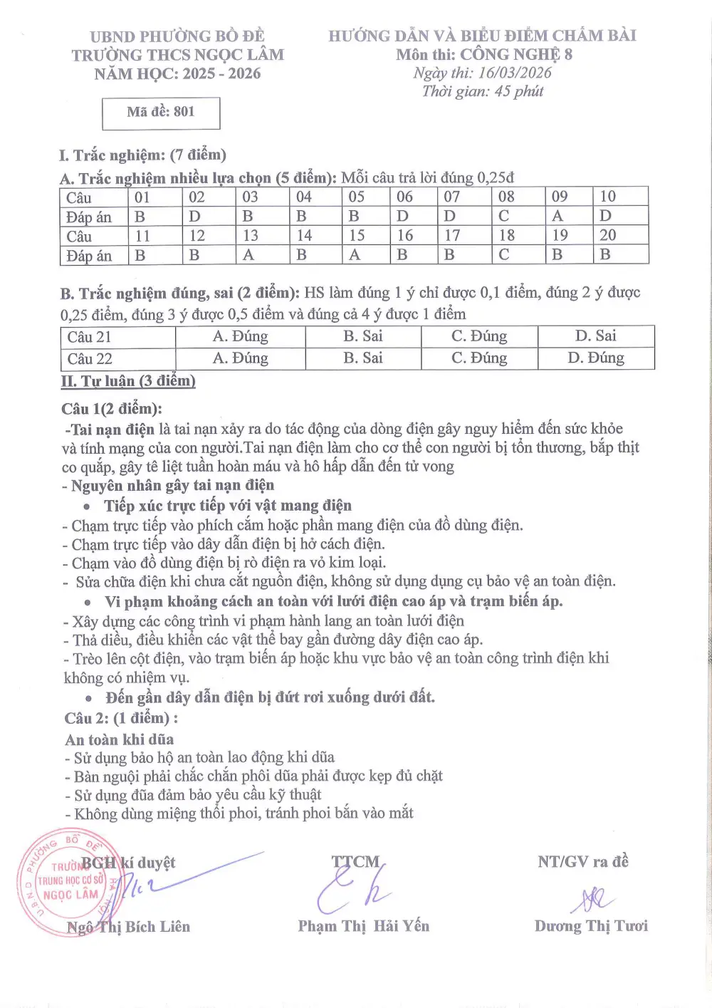 Đề thi Giữa kì 2 Công nghệ 8 năm 2025-2026 trường THCS Ngọc Lâm (Hà Nội) - trang 4