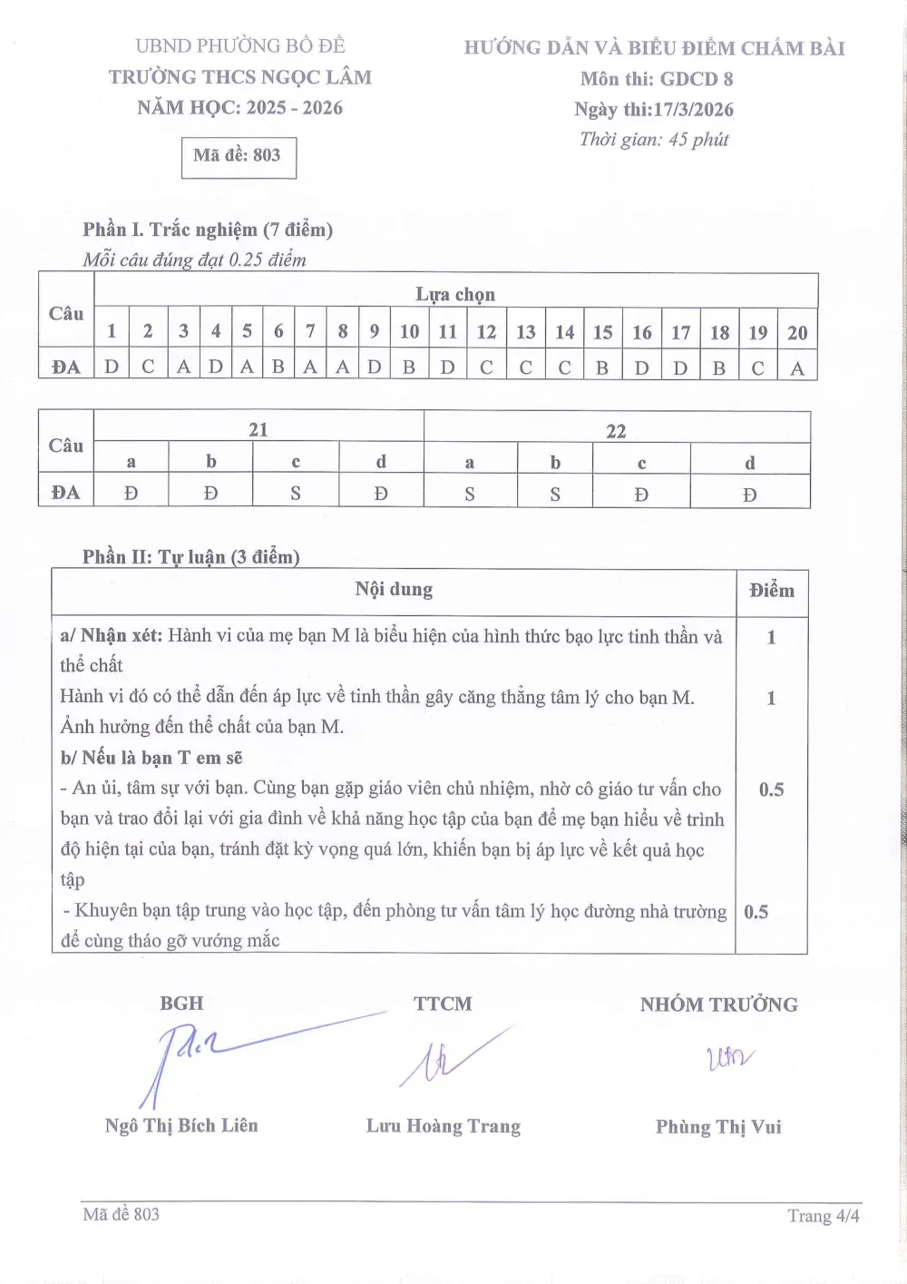 Đề thi Giữa kì 2 GDCD 8 năm 2025-2026 trường THCS Ngọc Lâm (Hà Nội) - trang 12