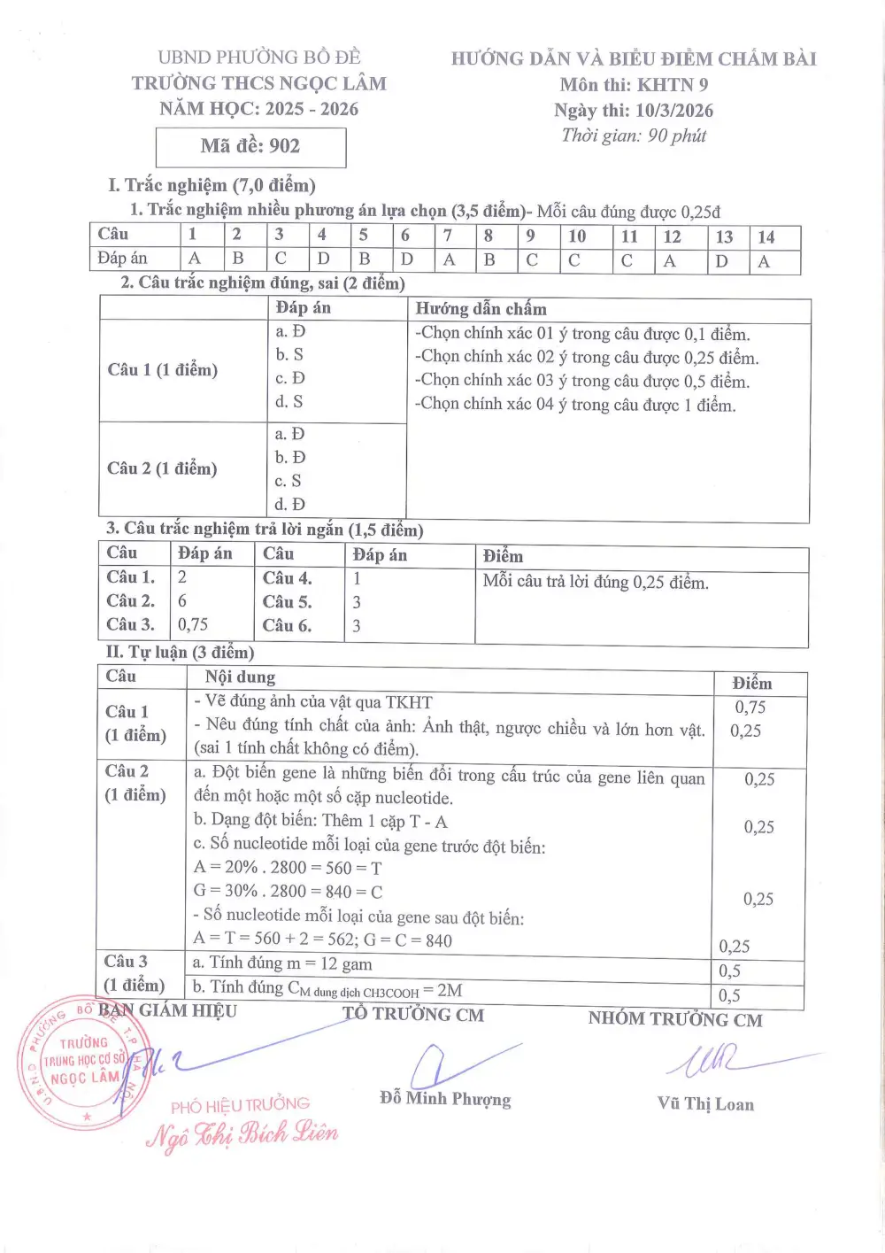 Đề thi Giữa kì 2 KHTN 9 năm 2025-2026 trường THCS Ngọc Lâm (Hà Nội) - trang 18