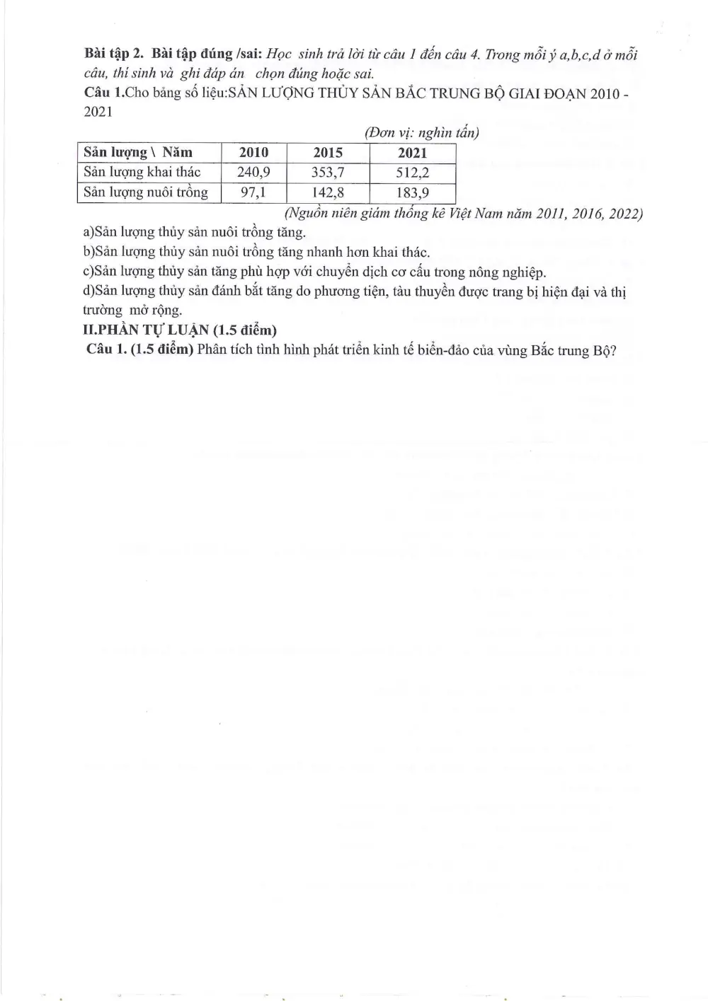 Đề thi Giữa kì 2 Lịch sử và Địa lí 9 năm 2025-2026 trường THCS Ngọc Lâm (Hà Nội) - trang 12