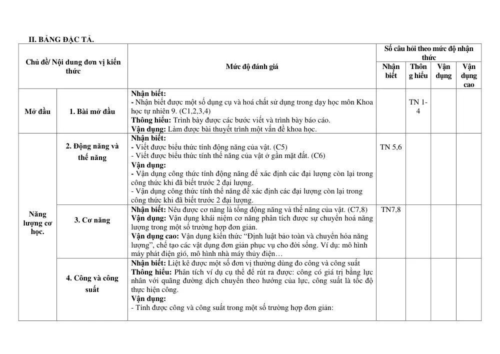 Đề thi Giữa kì 1 KHTN 9 năm 2024-2025 trường THCS Trần Hưng Đạo (Kon Tum) - trang 3