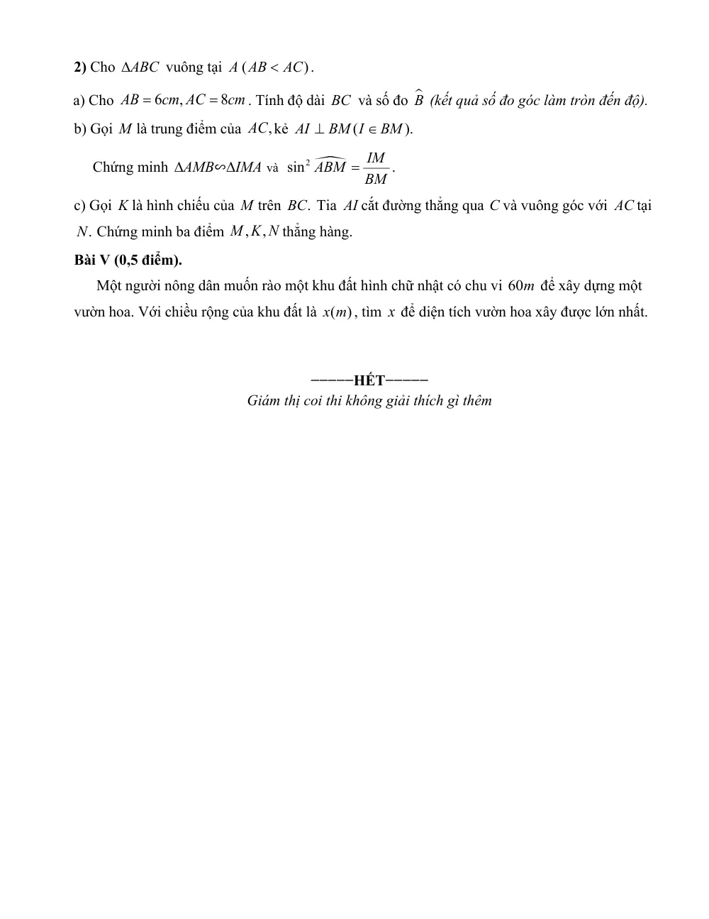 Đề Khảo sát đầu năm Toán 9 năm 2025-2026 trường TH, THCS&THCS Đa Trí Tuệ (Hà Nội) - trang 2