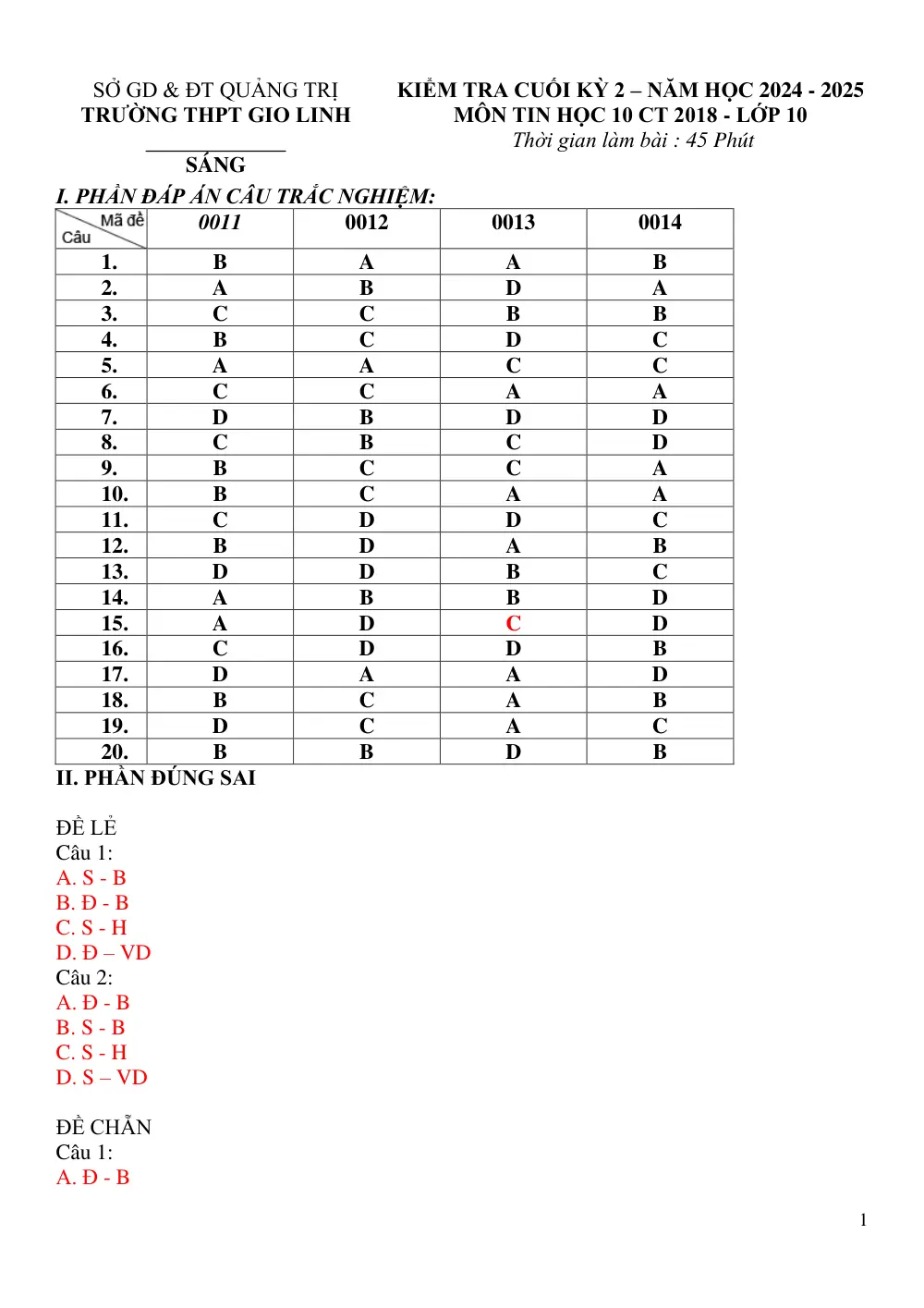 Đề thi Học kì 2 Tin học 10 năm 2024-2025 trường THPT Gio Linh (Quảng Trị) - trang 4