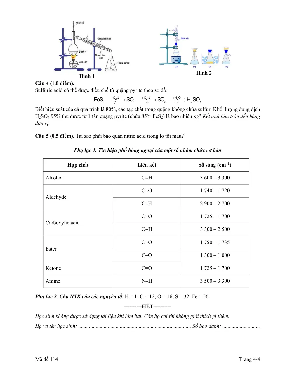 Đề thi Học kì 1 Hóa học 11 năm 2025-2026 trường THPT Bình Chiểu (TP Hồ Chí Minh) - trang 8
