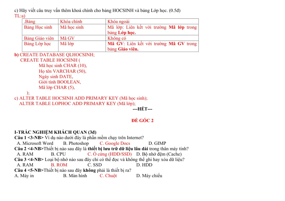 Đề thi Học kì 1 Tin học 11 năm 2025-2026 trường THPT Nguyễn Trãi (Đà Nẵng) - trang 8