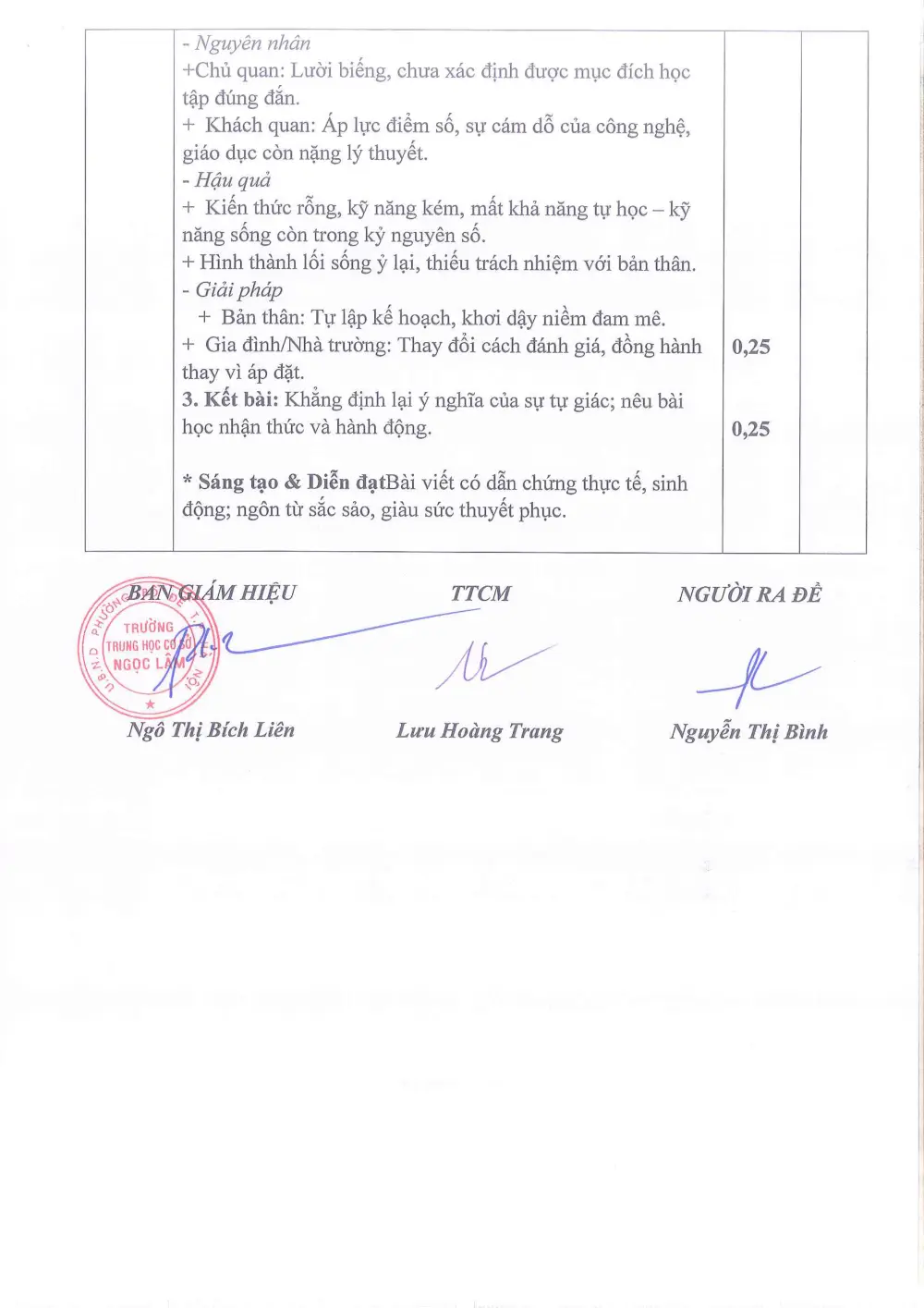 Đề thi Giữa kì 2 Ngữ văn 8 năm 2025-2026 trường THCS Ngọc Lâm (Hà Nội) - trang 5