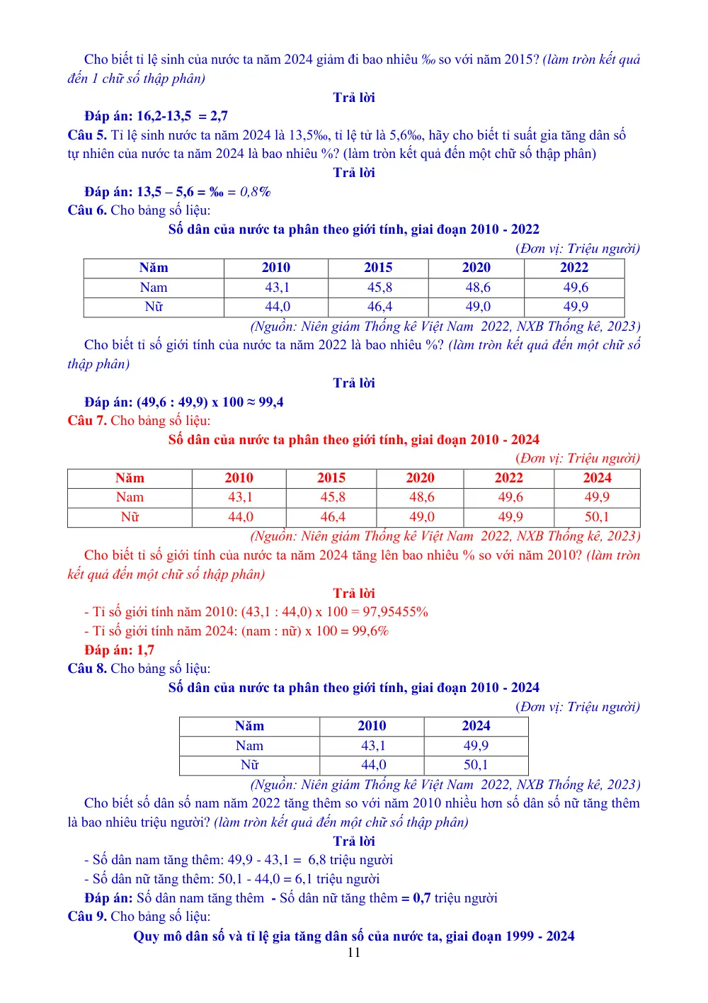 Đề cương ôn tập Học kì 1 Địa lí 12 năm 2025-2026 trường THPT An Khánh (Cần Thơ) - trang 11