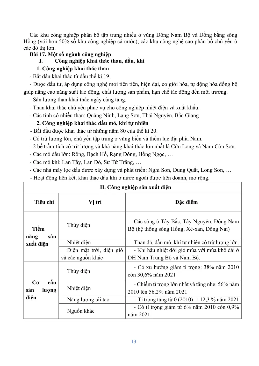 Đề cương ôn tập Học kì 1 Địa lí 12 năm 2025-2026 trường THPT Đào Sơn Tây (TP Hồ Chí Minh) - trang 13