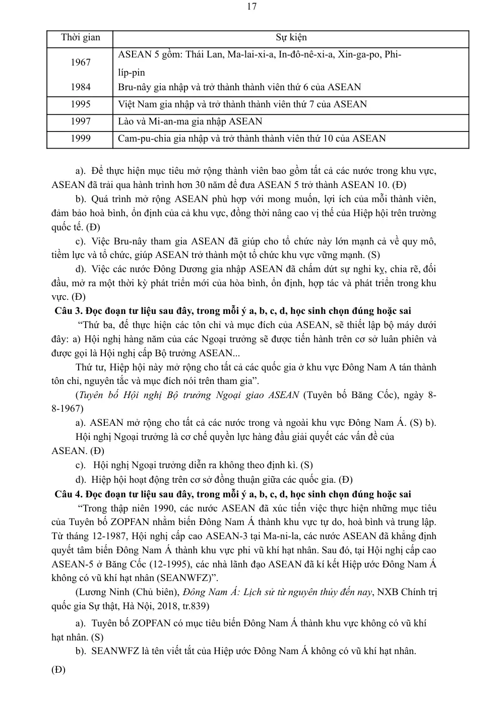Đề cương ôn tập Giữa kì 1 Lịch sử 12 năm 2024-2025 trường THPT Phạm Phú Thứ (Đà Nẵng) - trang 17