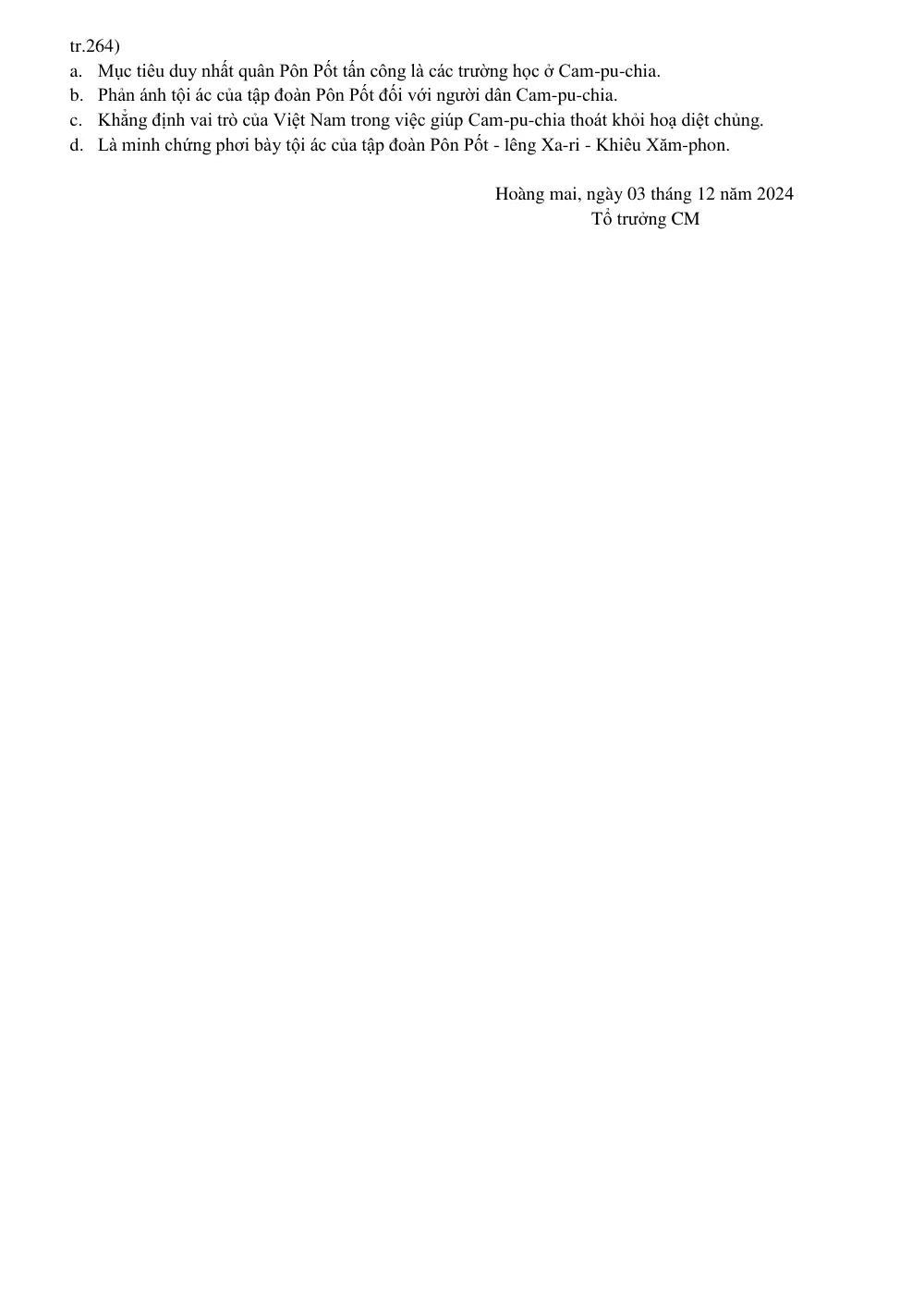 Đề cương ôn tập Học kì 1 Lịch sử 12 năm 2024-2025 trường THPT Hoàng Văn Thụ (Hà Nội) - trang 13