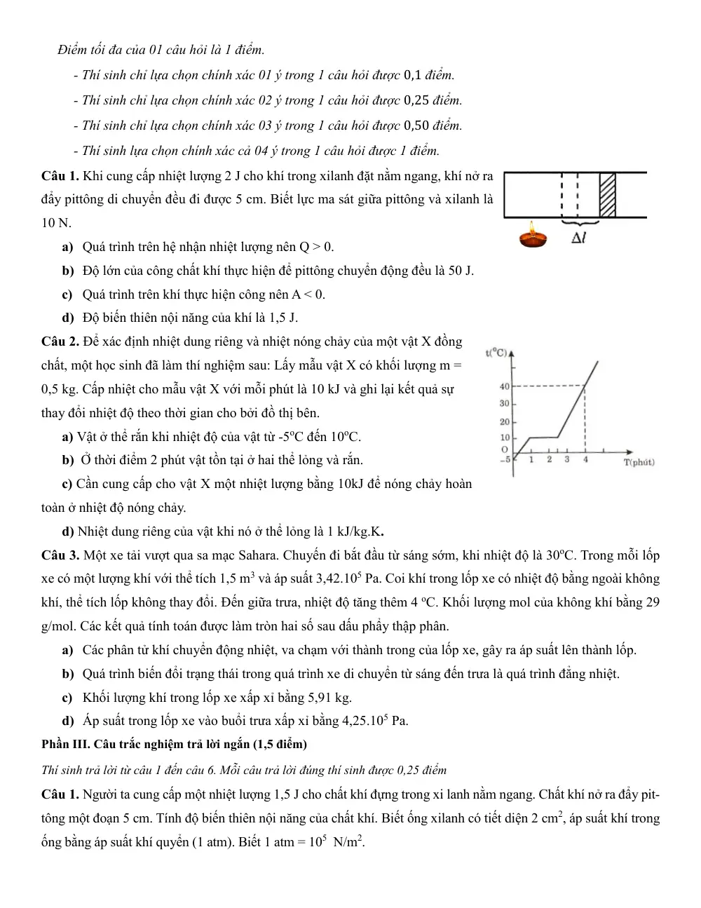 Đề cương ôn tập Học kì 1 Vật lí 12 năm 2024-2025 trường THPT Trần Phú (Đà Nẵng) - trang 4