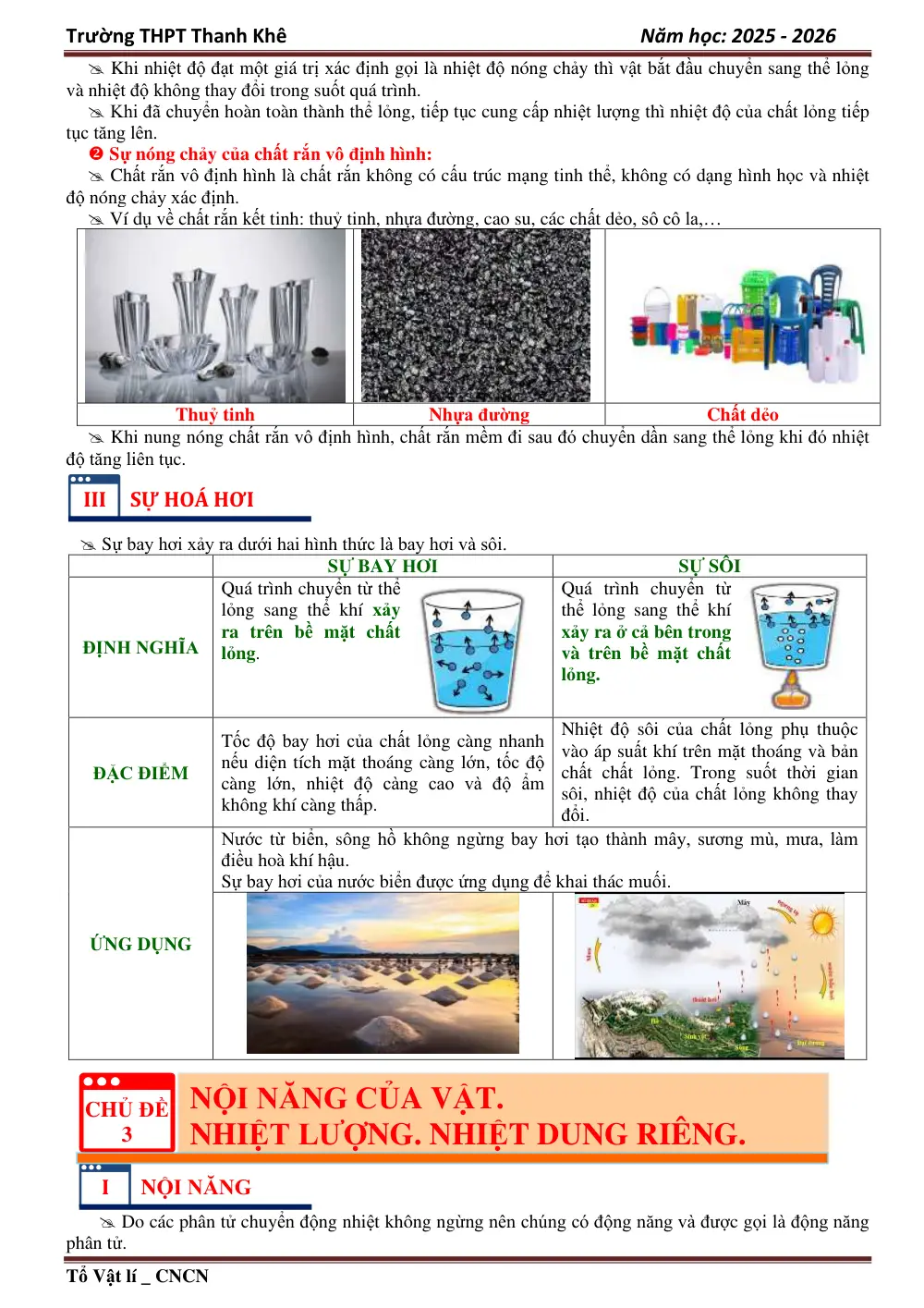 Đề cương ôn tập Học kì 1 Vật lí 12 năm 2025-2026 trường THPT Thanh Khê (Đà Nẵng) - trang 3