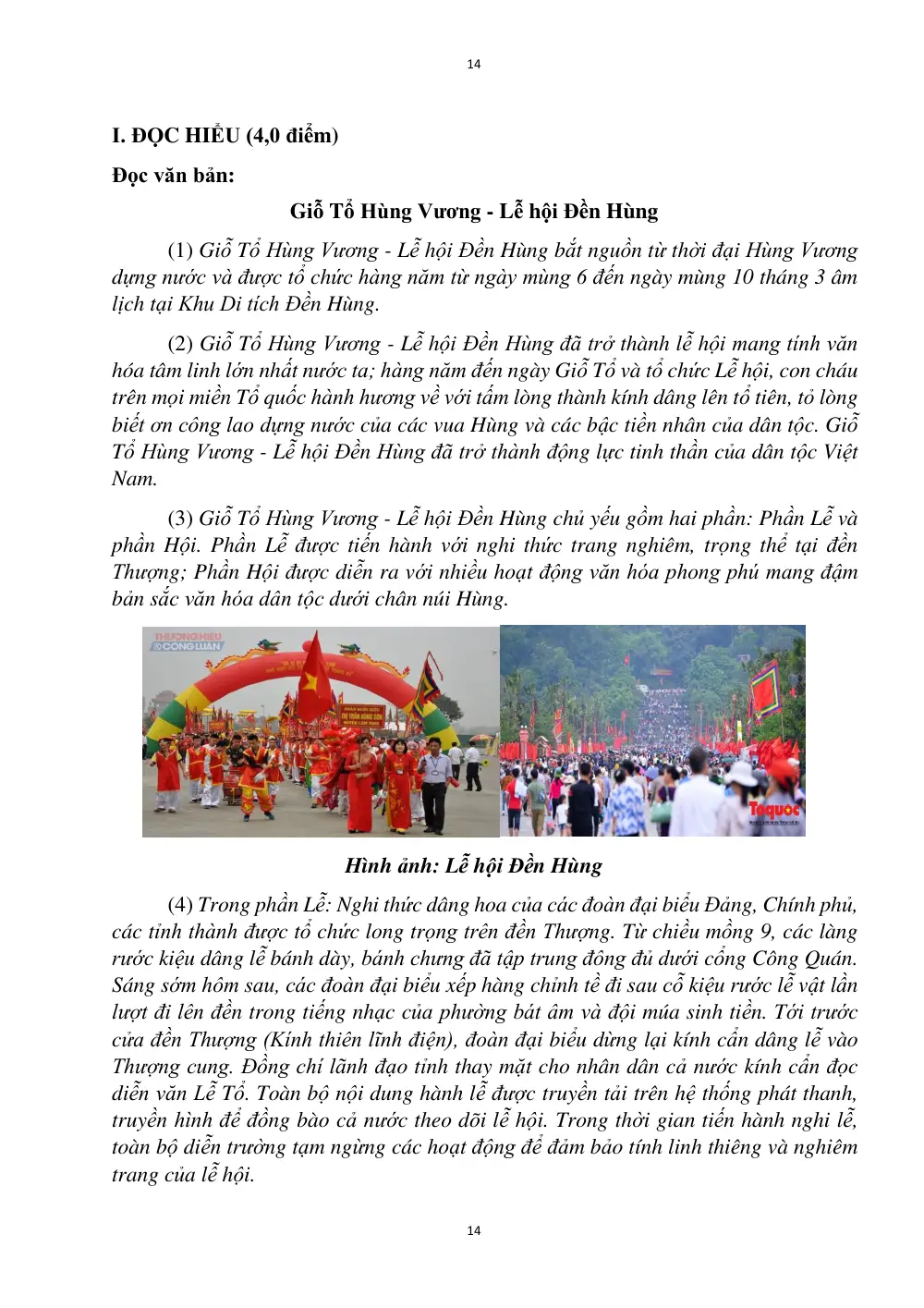 Đề cương ôn tập Học kì 1 Ngữ văn 11 năm 2025-2026 trường THPT An Khánh (Cần Thơ) - trang 14