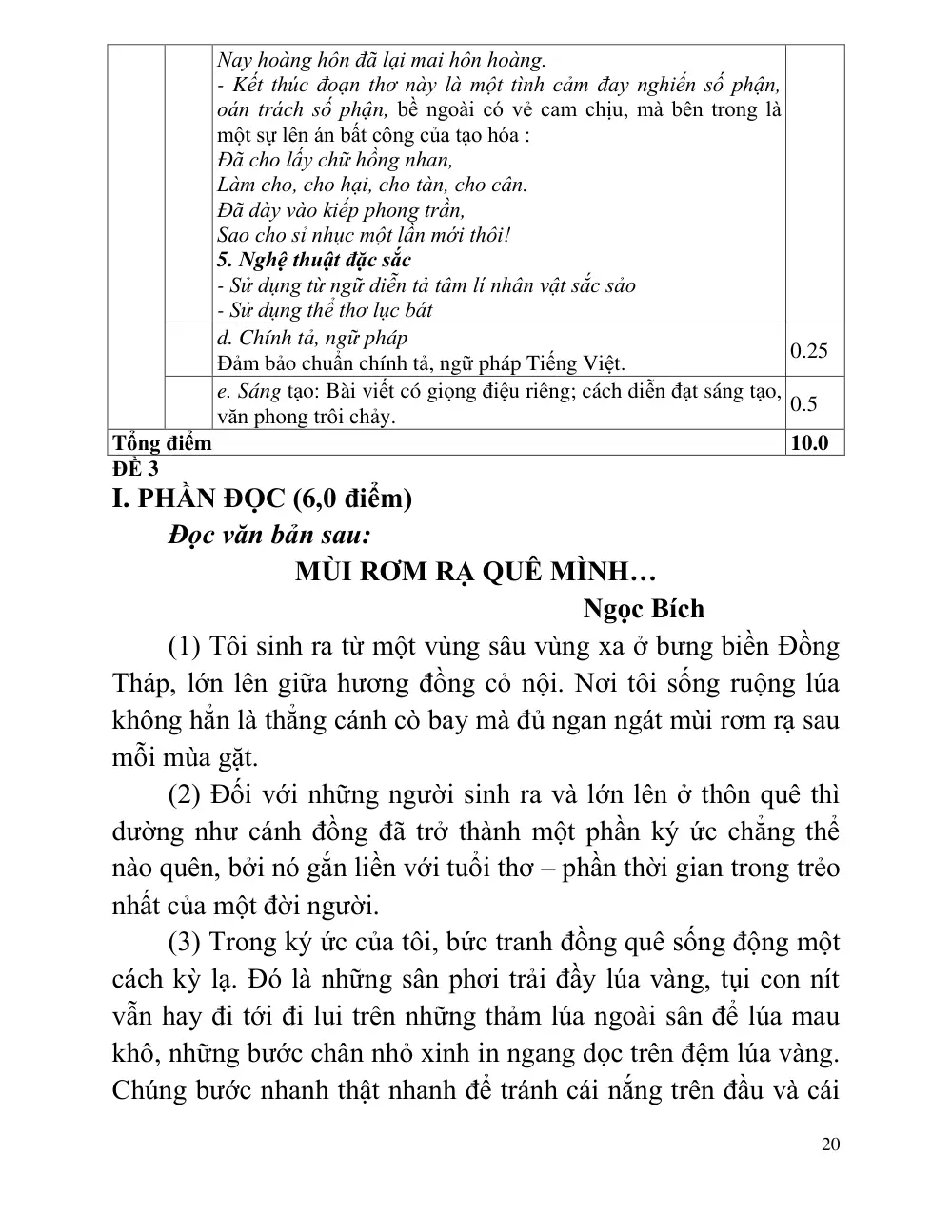 Đề cương ôn tập Học kì 2 Ngữ văn 11 năm 2023-2024 trường PTDTNT Sơn Động (Bắc Ninh)-Phần 1 - trang 20
