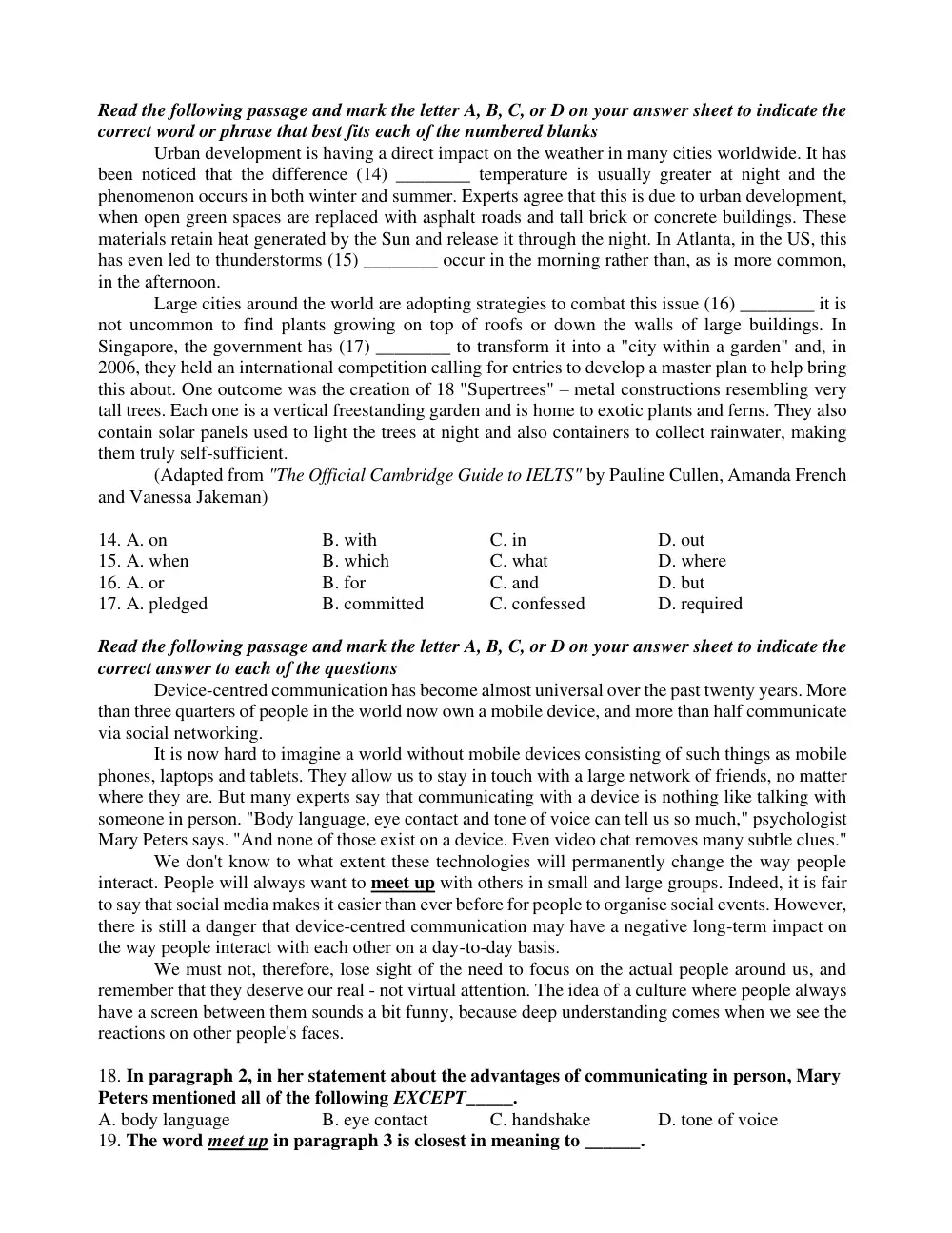 Đề cương ôn tập Học kì 2 Tiếng Anh 11 năm 2025-2026 trường THPT Phước Long (TP Hồ Chí Minh) - trang 18