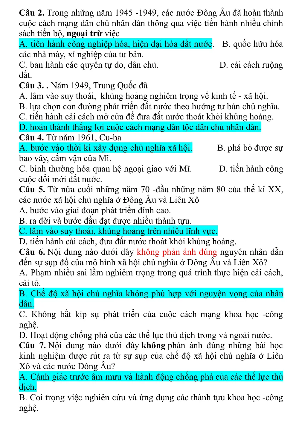 Đề cương ôn tập Giữa kì 1 Lịch sử 11 năm 2023-2024 trường THPT Phạm Phú Thứ (Đà Nẵng) - trang 11