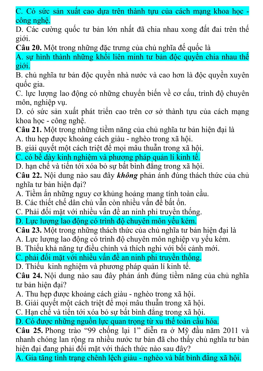 Đề cương ôn tập Giữa kì 1 Lịch sử 11 năm 2023-2024 trường THPT Phạm Phú Thứ (Đà Nẵng) - trang 8