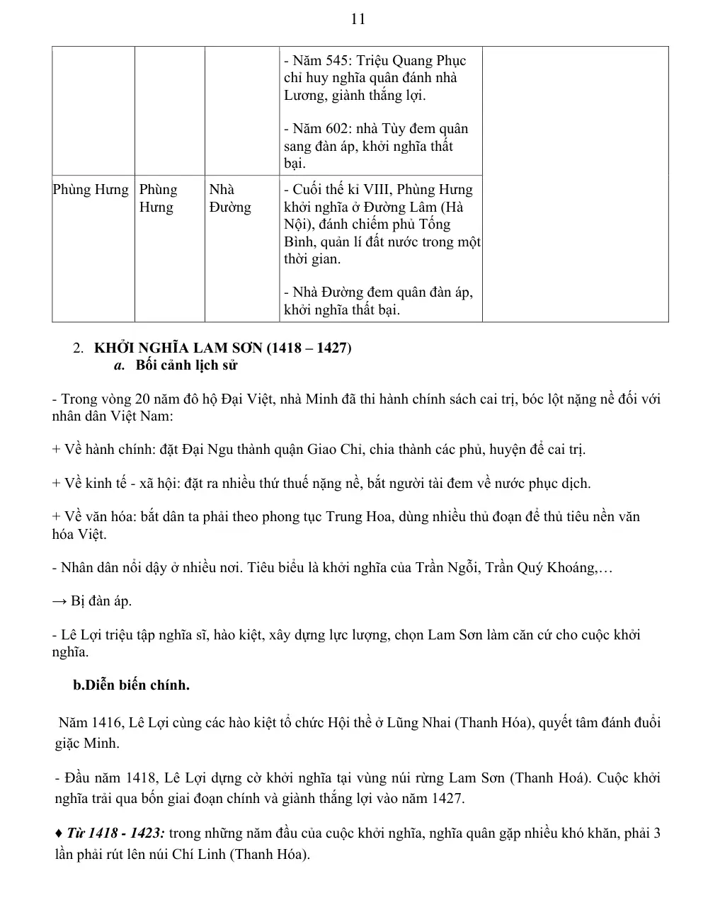 Đề cương ôn tập Học kì 1 Lịch sử 11 năm 2025-2026 trường THPT Đức Trọng (Lâm Đồng) - trang 11