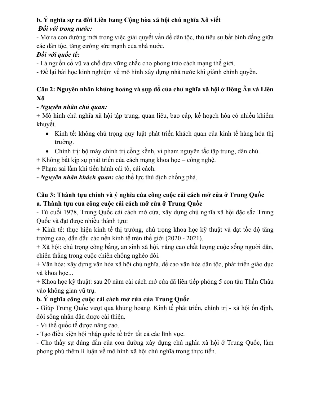 Đề cương ôn tập Học kì 1 Lịch sử 11 năm 2025-2026 trường THPT Linh Trung (TP Hồ Chí Minh) - trang 7