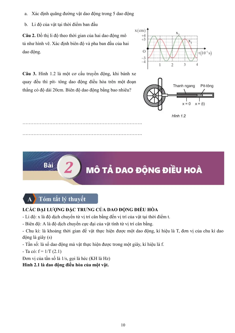 Đề cương ôn tập Giữa kì 1 Vật lí 11 năm 2025-2026 trường THPT Đức Trọng (Lâm Đồng) - trang 10