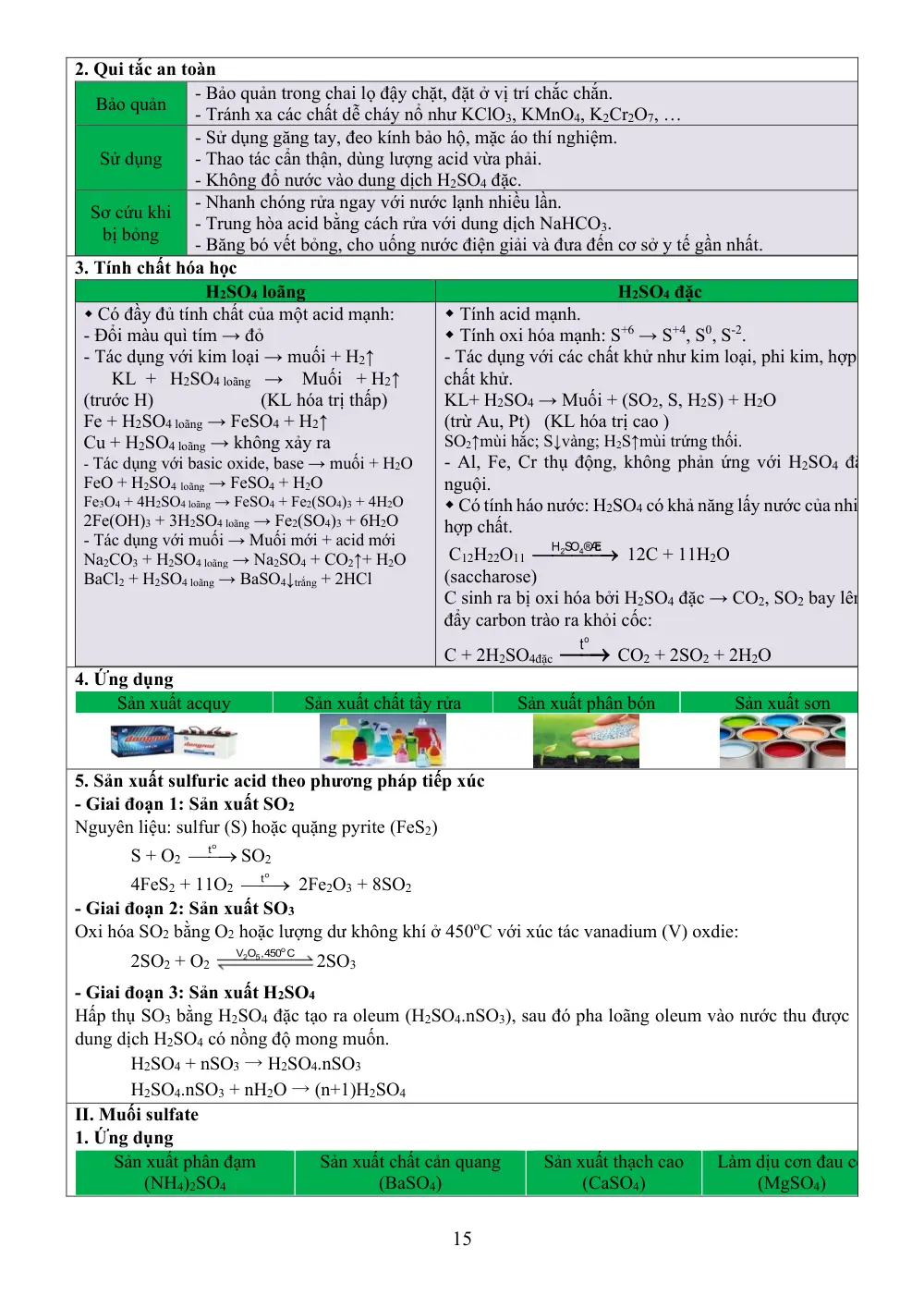 Đề cương ôn tập Học kì 1 Hóa học 11 năm 2025-2026 trường THPT chuyên Lương Văn Chánh (Đắk Lắk) - trang 15
