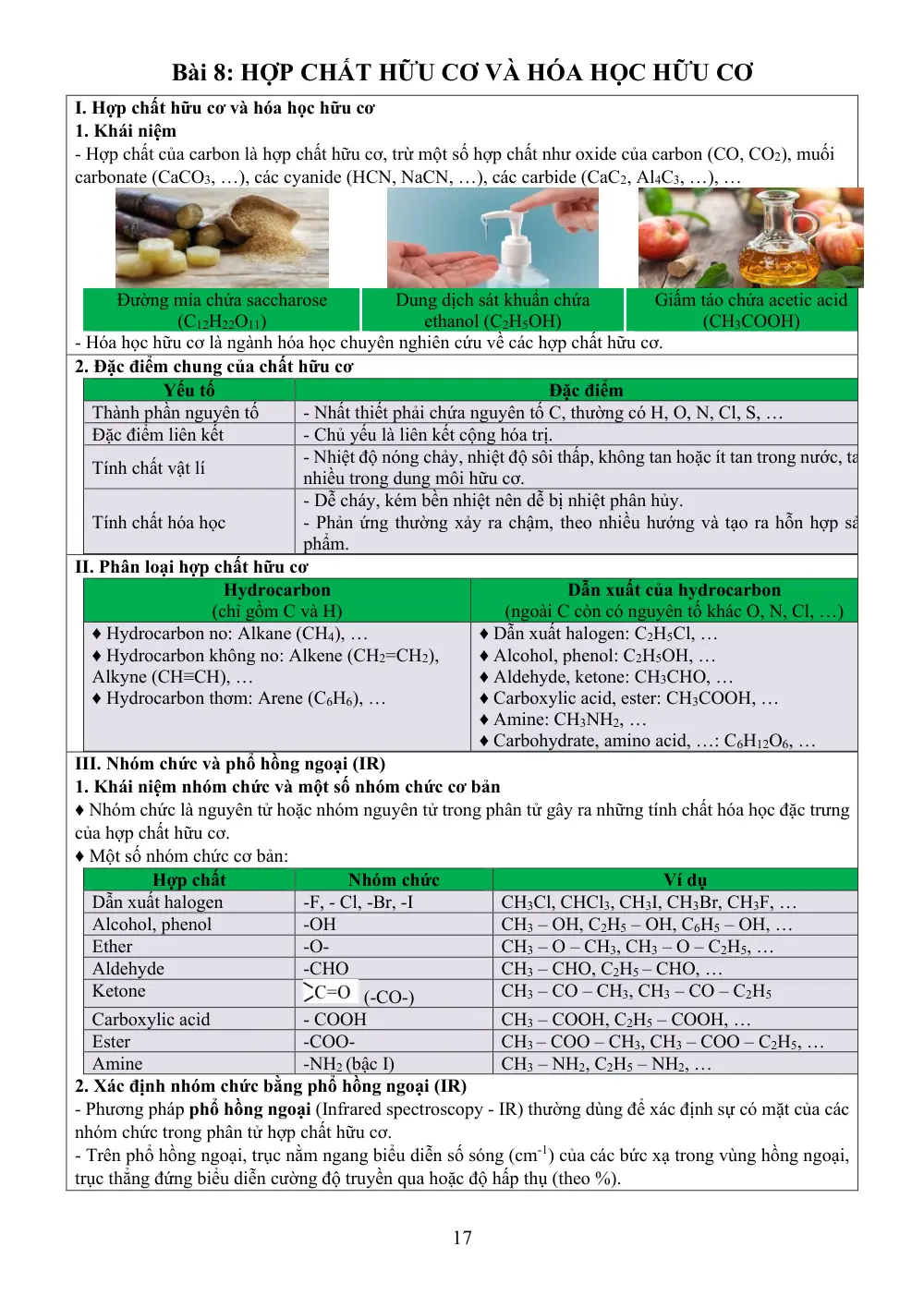 Đề cương ôn tập Học kì 1 Hóa học 11 năm 2025-2026 trường THPT chuyên Lương Văn Chánh (Đắk Lắk) - trang 17