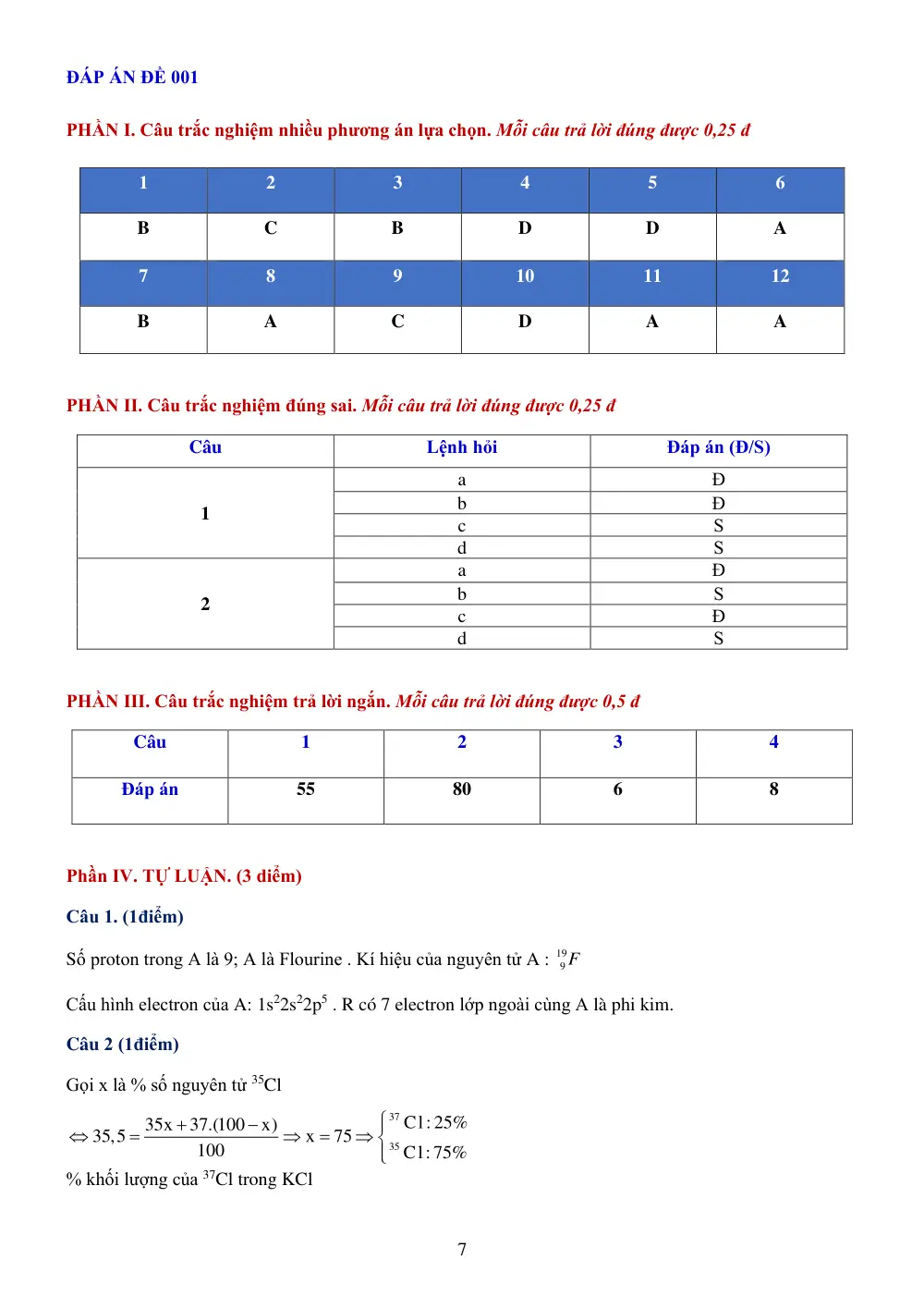 Đề cương ôn tập Giữa kì 1 Hóa học 10 năm 2025-2026 trường THPT Chuyên Lương Văn Chánh (Đắk Lắk) - trang 7