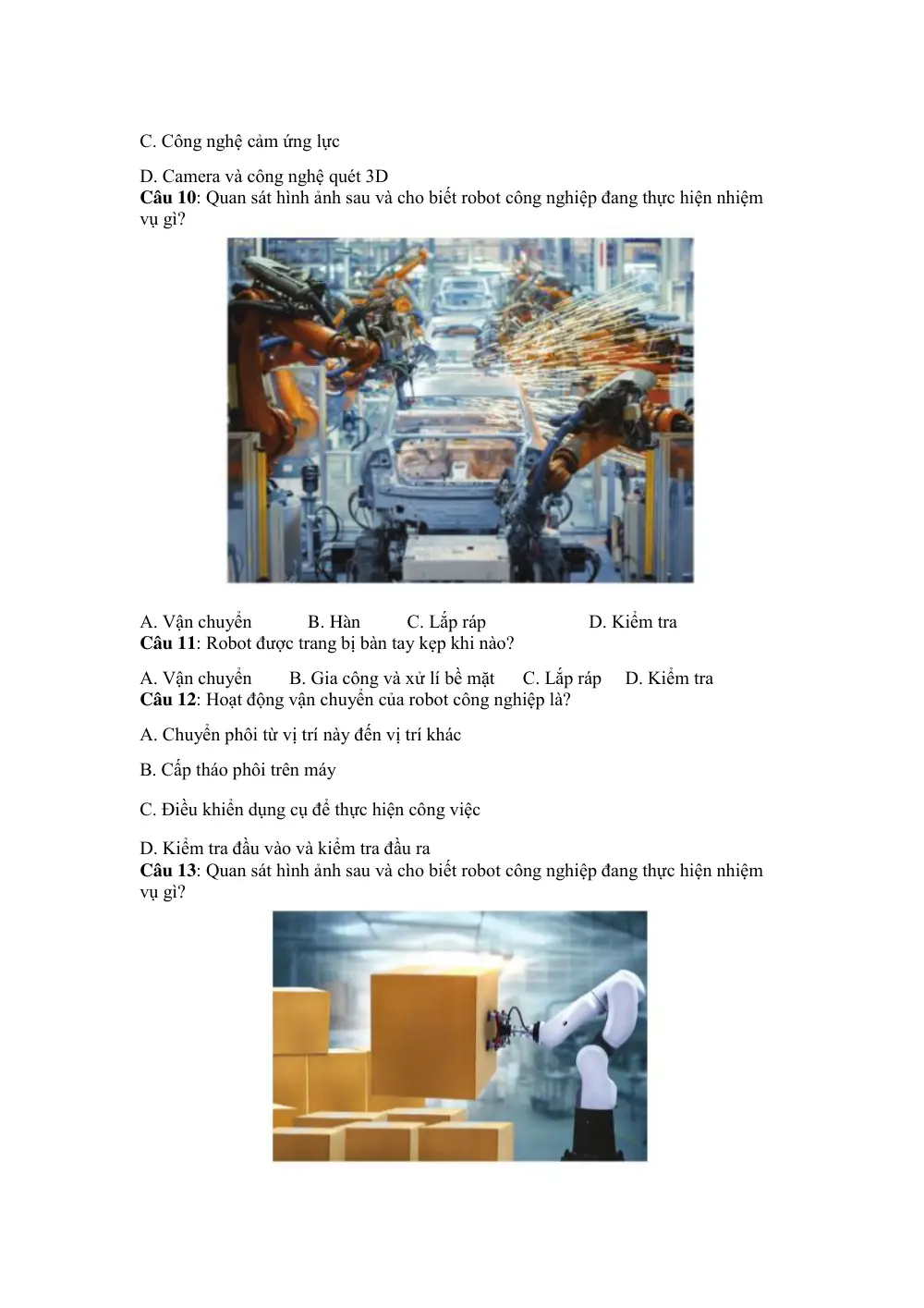 Đề cương ôn tập Giữa kì 2 Công nghệ Công nghiệp 11 năm 2025-2026 trường THPT Trần Phú (Hà Nội) - trang 3