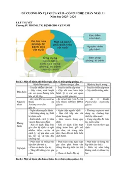 Trang đầu Đề cương ôn tập Giữa kì 2 Công nghệ Nông nghiệp 11 năm 2025-2026 trường THPT Đức Trọng (Lâm Đồng)