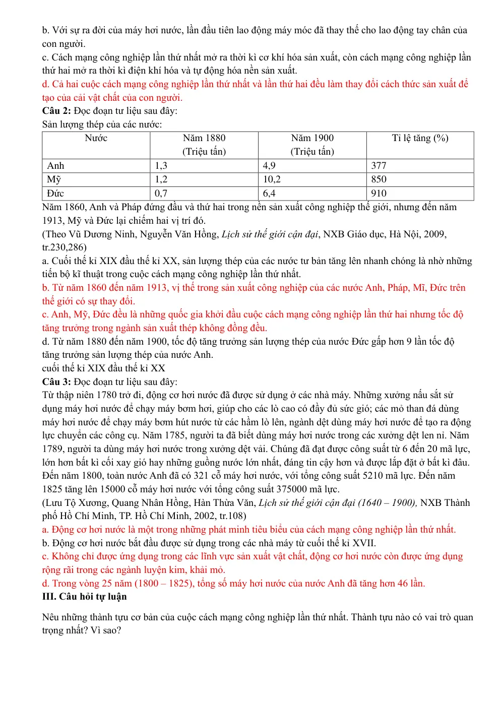 Đề cương ôn tập Học kì 1 Lịch sử 10 năm 2025-2026 trường THPT Gia Bình 1 (Bắc Ninh) - trang 12