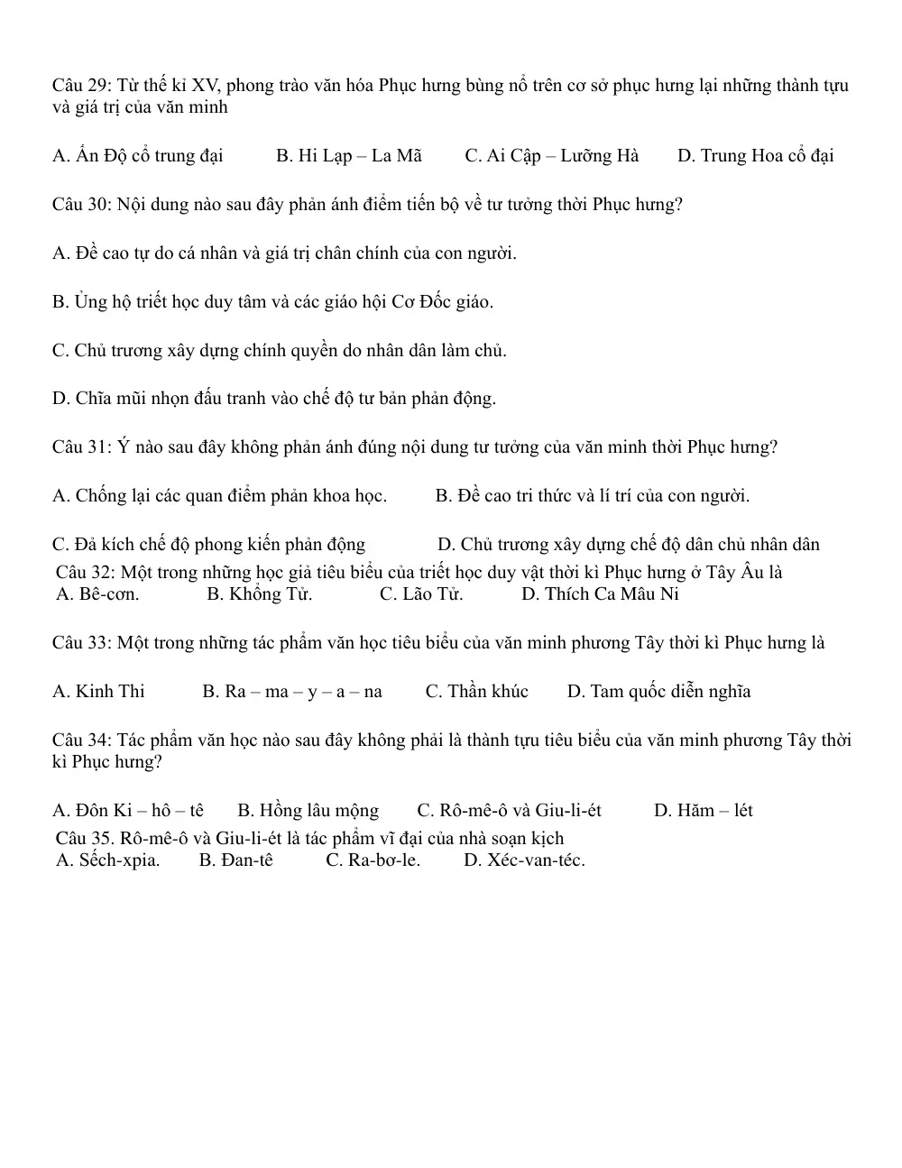 Đề cương ôn tập Học kì 1 Lịch sử 10 năm 2025-2026 trường THPT Triệu Quang Phục (Hưng Yên) - trang 11