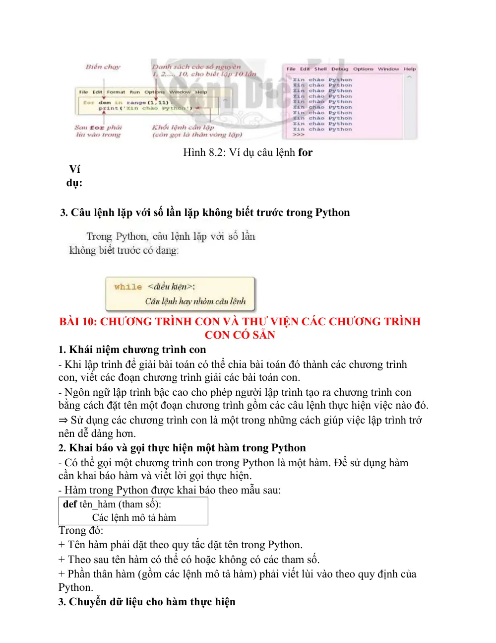 Đề cương ôn tập Học kì 2 Tin học 10 năm 2024-2025 trường THPT Phước Long (TP Hồ Chí Minh) - trang 3