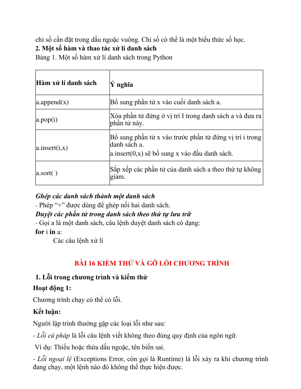 Đề cương ôn tập Học kì 2 Tin học 10 năm 2024-2025 trường THPT Phước Long (TP Hồ Chí Minh) - trang 6