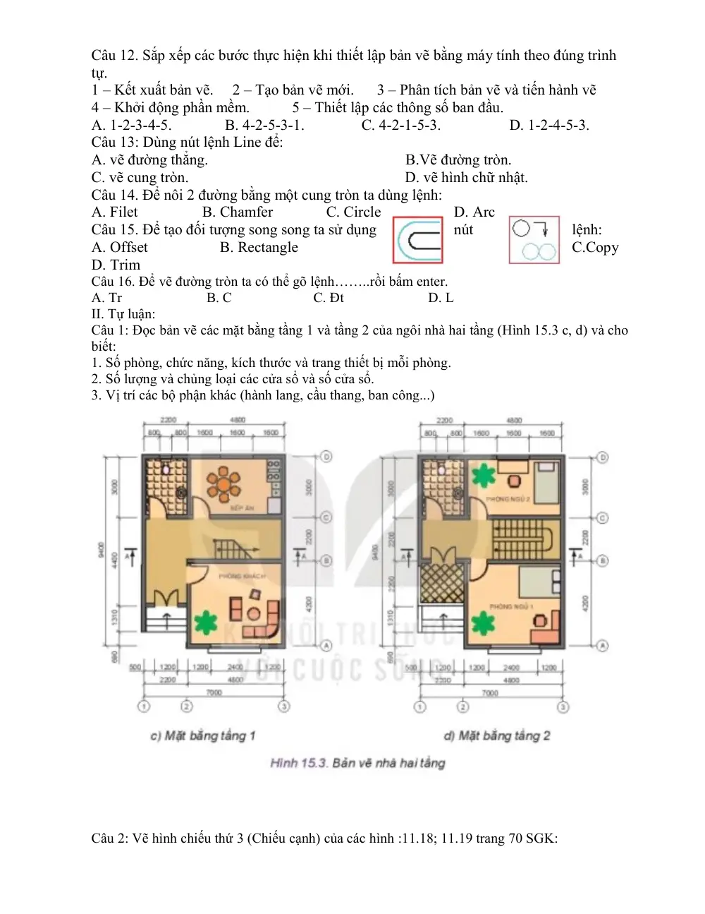 Đề cương ôn tập Học kì 2 Công nghệ Công nghiệp 10 năm 2024-2025 trường THPT Đào Sơn Tây (TP Hồ Chí Minh) - trang 8