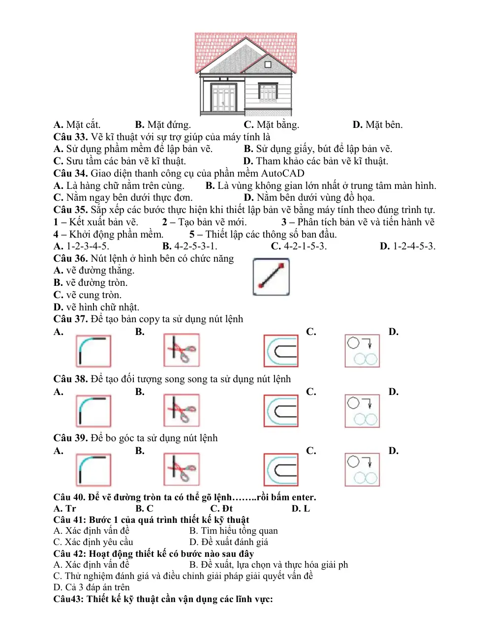 Đề cương ôn tập Học kì 2 Công nghệ Công nghiệp 10 năm 2023-2024 trường THPT Đào Sơn Tây (TP Hồ Chí Minh) - trang 5