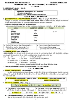 Trang đầu Đề cương ôn tập Giữa kì 1 Tiếng Anh 9 năm 2025-2026 trường THCS Nguyễn Trãi (Bà Rịa Vũng Tàu)