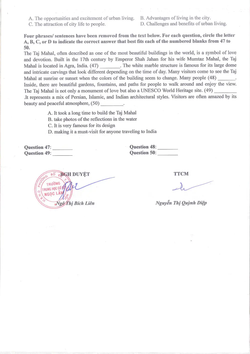 Đề cương ôn tập Giữa kì 1 Tiếng Anh 9 năm 2025-2026 trường THCS Ngọc Lâm (Hà Nội) - trang 5