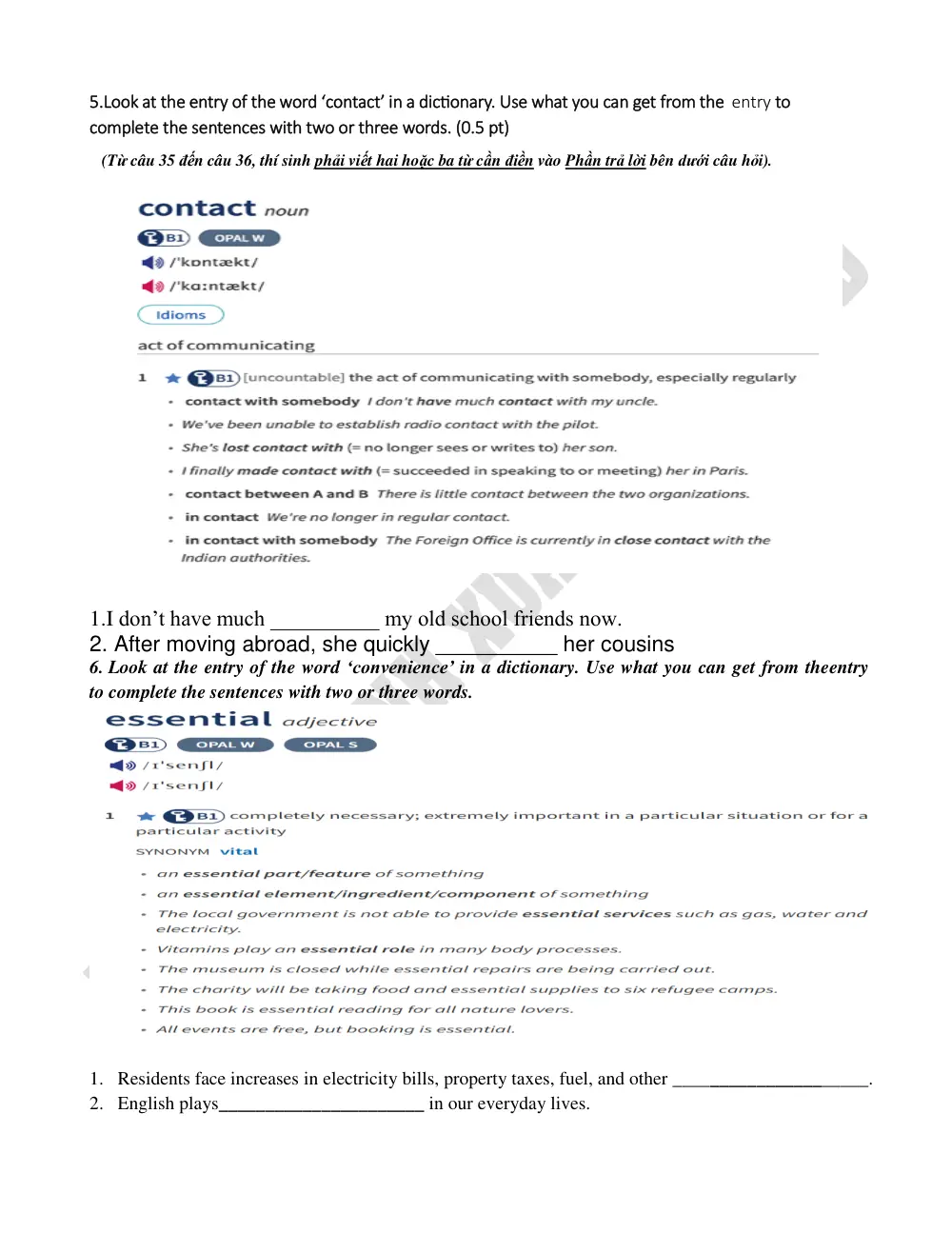 Đề cương ôn tập Giữa kì 1 Tiếng Anh 9 năm 2025-2026 trường THCS Lê Anh Xuân (TP Hồ Chí Minh) - trang 10