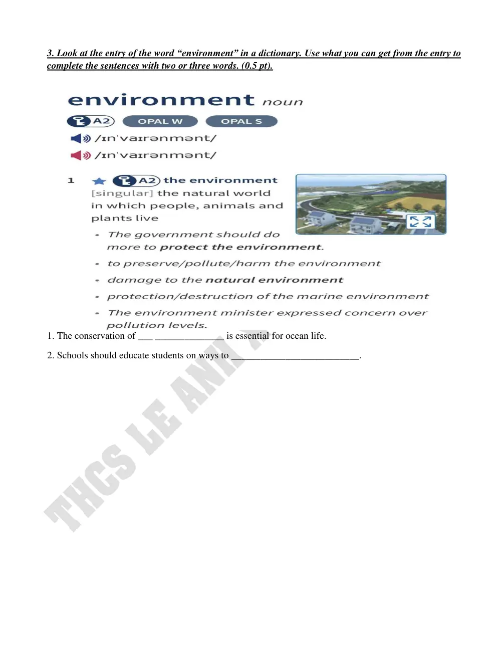 Đề cương ôn tập Giữa kì 1 Tiếng Anh 9 năm 2025-2026 trường THCS Lê Anh Xuân (TP Hồ Chí Minh) - trang 8