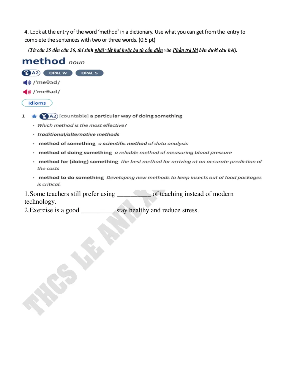 Đề cương ôn tập Giữa kì 1 Tiếng Anh 9 năm 2025-2026 trường THCS Lê Anh Xuân (TP Hồ Chí Minh) - trang 9