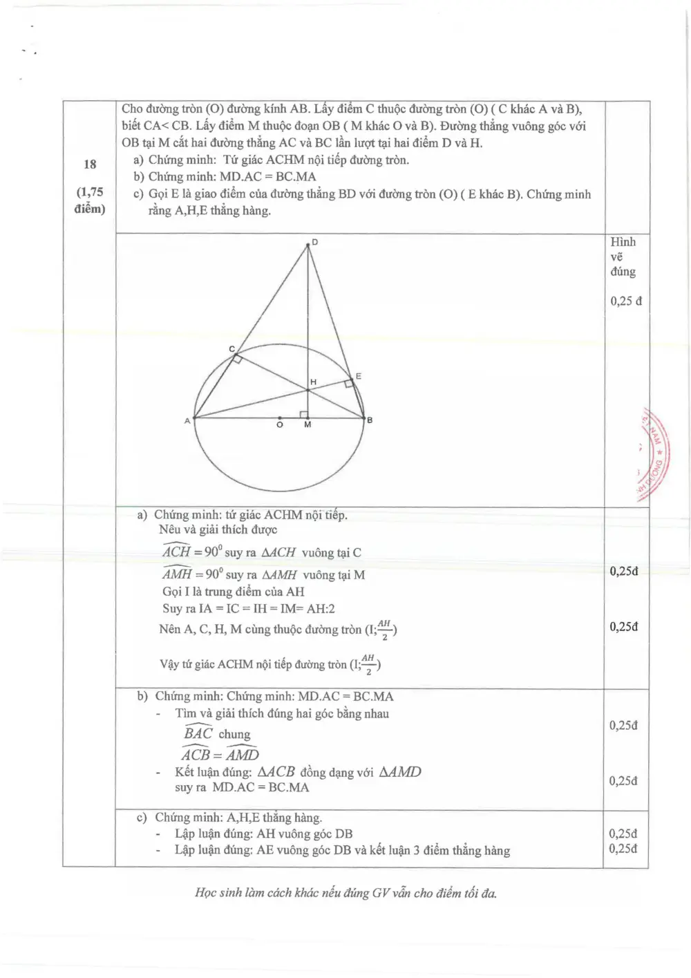 Đề thi Học kì 2 Toán 9 năm 2024-2025 Sở Bình Dương - trang 10