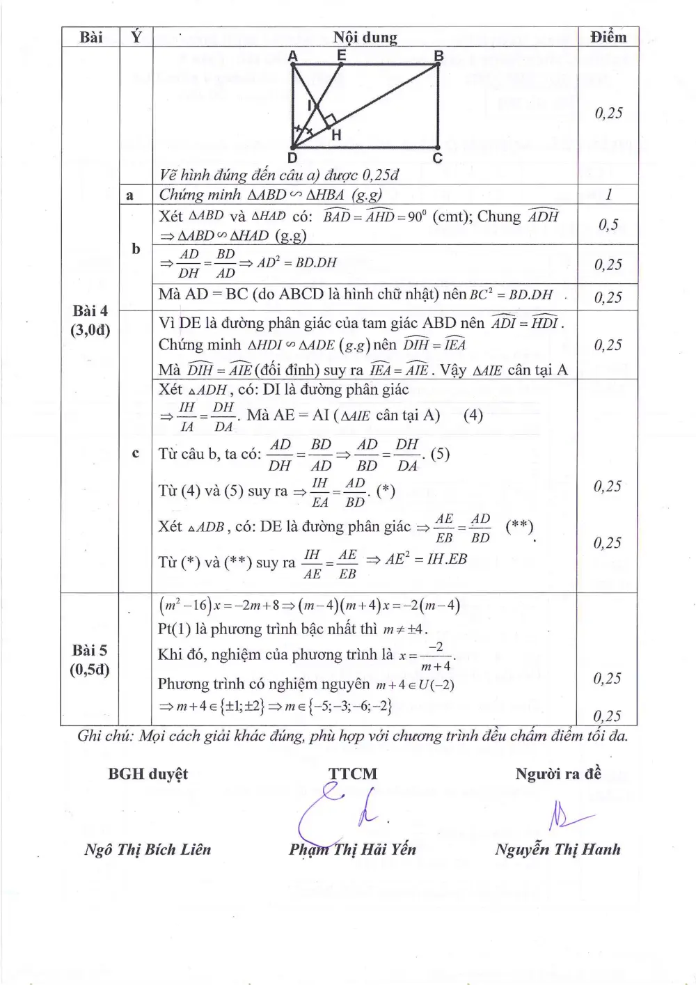 Đề thi Học kì 2 Toán 8 năm 2024-2025 trường THCS Ngọc Lâm (Hà Nội) - trang 4