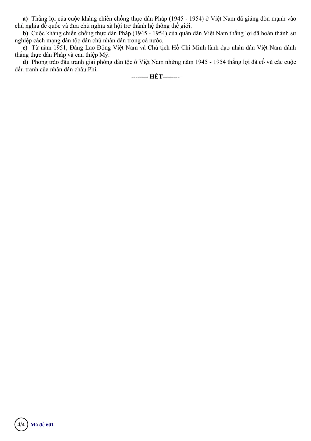 Đề thi thử Tốt nghiệp THPT Lịch sử 2025-2026 Sở Lạng Sơn (lần 1) - trang 4