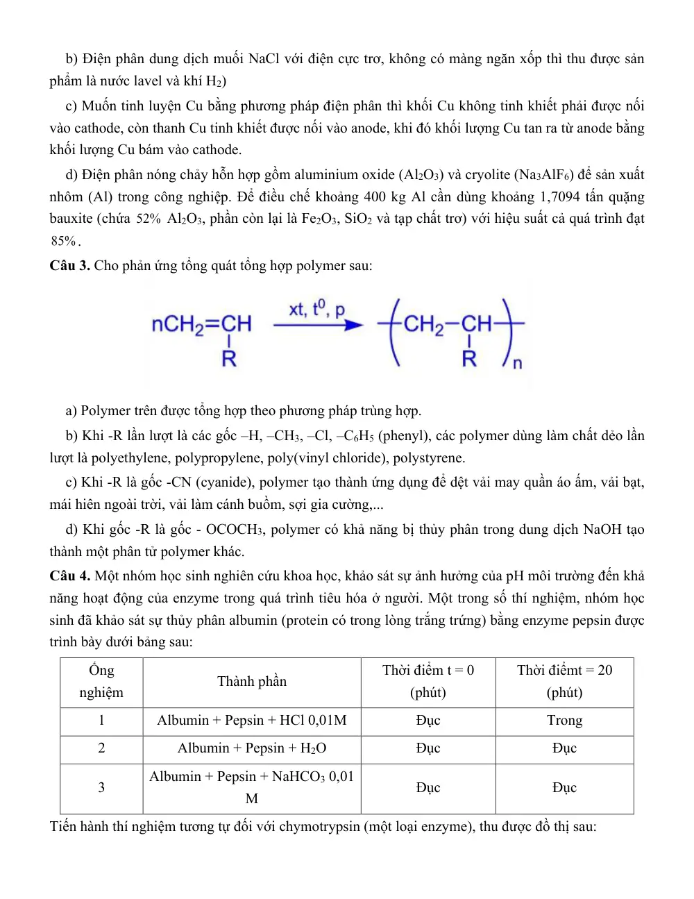 Đề thi thử Tốt nghiệp THPT Hóa học 2025 - 2026 trường THPT Hưng Nhân (Hưng Yên) - trang 5